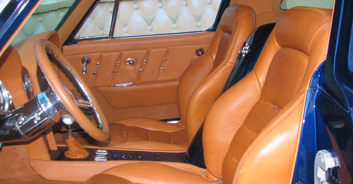 Classic Car Interior - Closeup