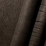 Ute 'Heavy' black American Buffalo leather (Bison leather) sides